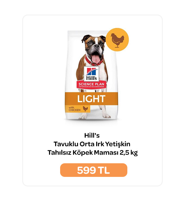 02.10.2024 - Hill's Light Tavuklu Orta Irk Yetişkin Tahılsız Köpek Maması 2,5 kg.jpg (66 KB)