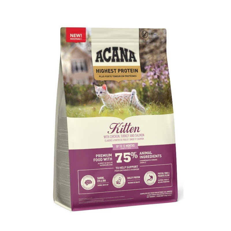 Acana Kitten Yüksek Proteinli Tahılsız Yavru Kedi Maması 1,8kg