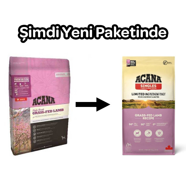 Acana Grass Lamb Kuzulu Köpek Maması 17 KG