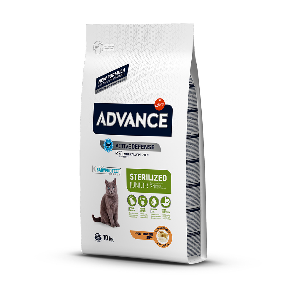 Advance Junior Tavuklu Kısırlaştırılmış Yavru Kedi Maması 10 kg