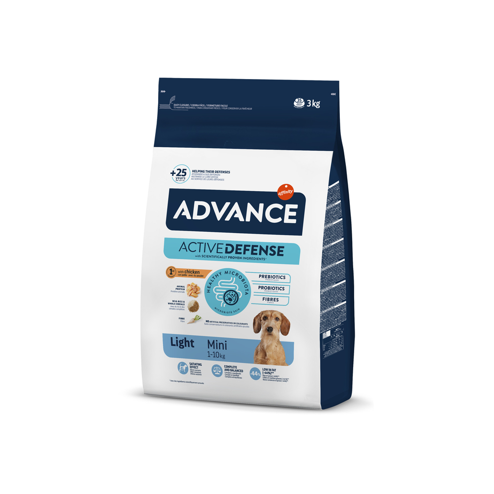 Advance Light Tavuk ve Pirinçli Küçük Irk Diyet Köpek Maması 3 kg