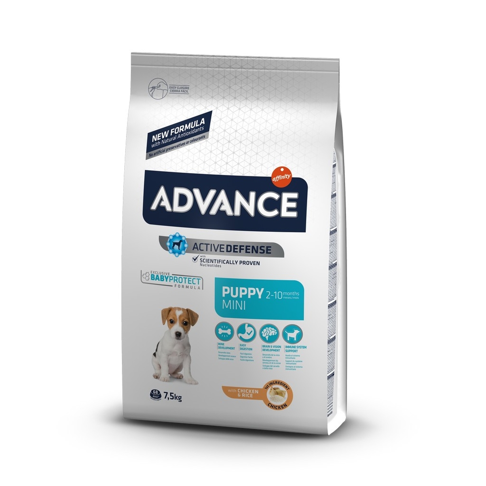 Advance Puppy Mini Küçük Irk Tavuklu Yavru Köpek Maması 7,5 kg