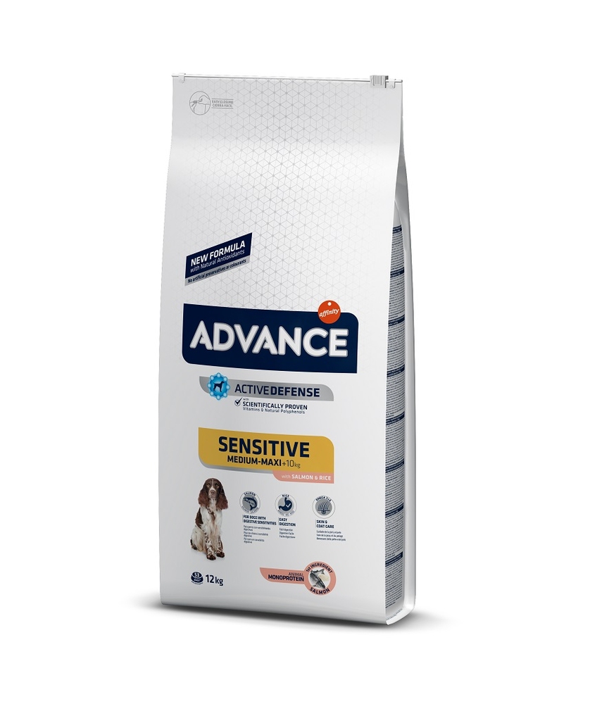 Advance Sensitive Care Somonlu Orta ve Büyük Irk Yetişkin Köpek Maması 12 kg