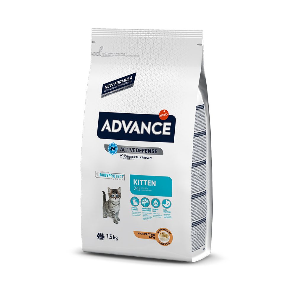 Advance Tavuklu Yavru Kedi Maması 1,5 kg