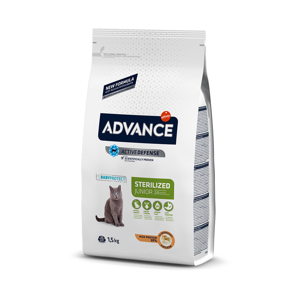 Advance Young Tavuklu Kısırlaştırılmış Yavru Kedi Maması 1,5 kg