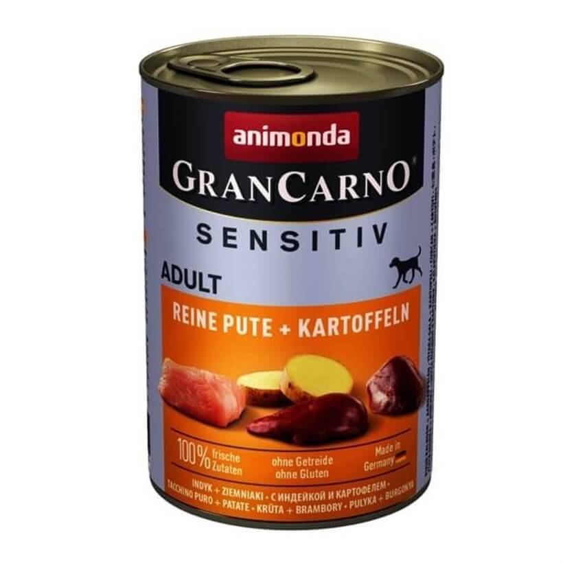 Animonda GranCarno Sensitive Pure Hindi Etli ve Patatesli Köpek Konservesi 400 Gr