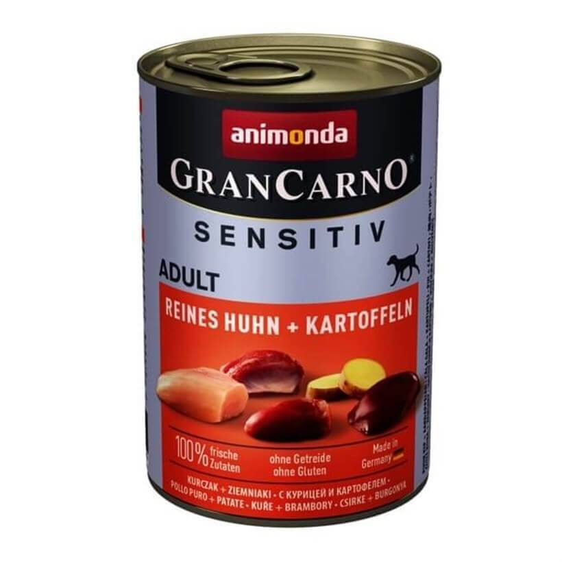 Animonda GranCarno Sensitive Pure Tavuk Etli ve Patatesli Köpek Konservesi 400 Gr