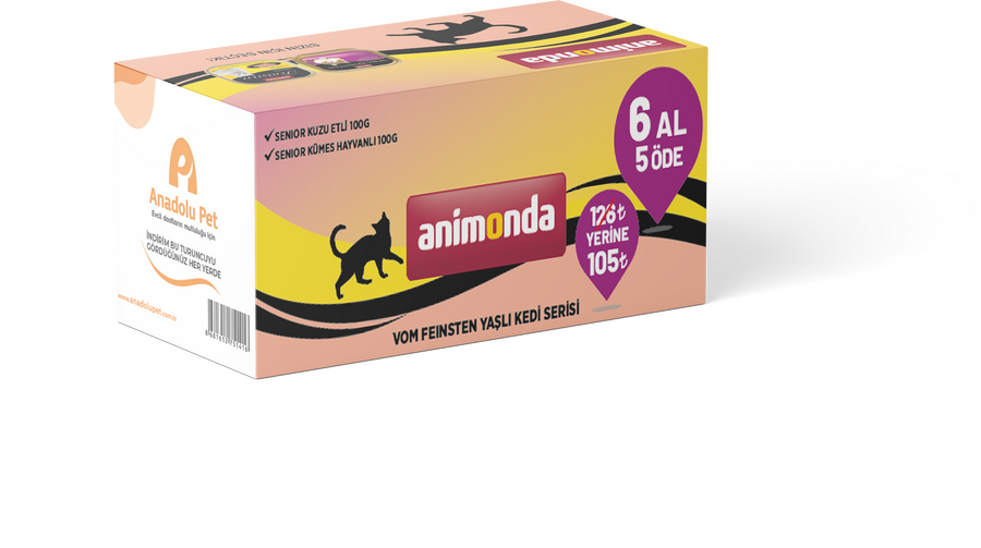 Animonda Yaşlı Kedi Yaş Mama Serisi 100 gr 6 al 5 öde - 1