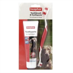 Beaphar Diş Fırçası ve Diş Macunu Seti