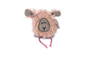 Beeztees Kedi Oyuncağı, Koyun, Peluş, Pembe, 12x12x3cm