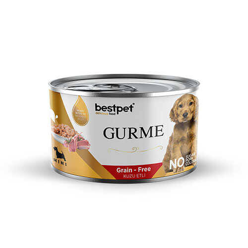 Bestpet Gurme Mini Irk Kuzu Etli Jelly Yavru Köpek Konservesi 200 gr