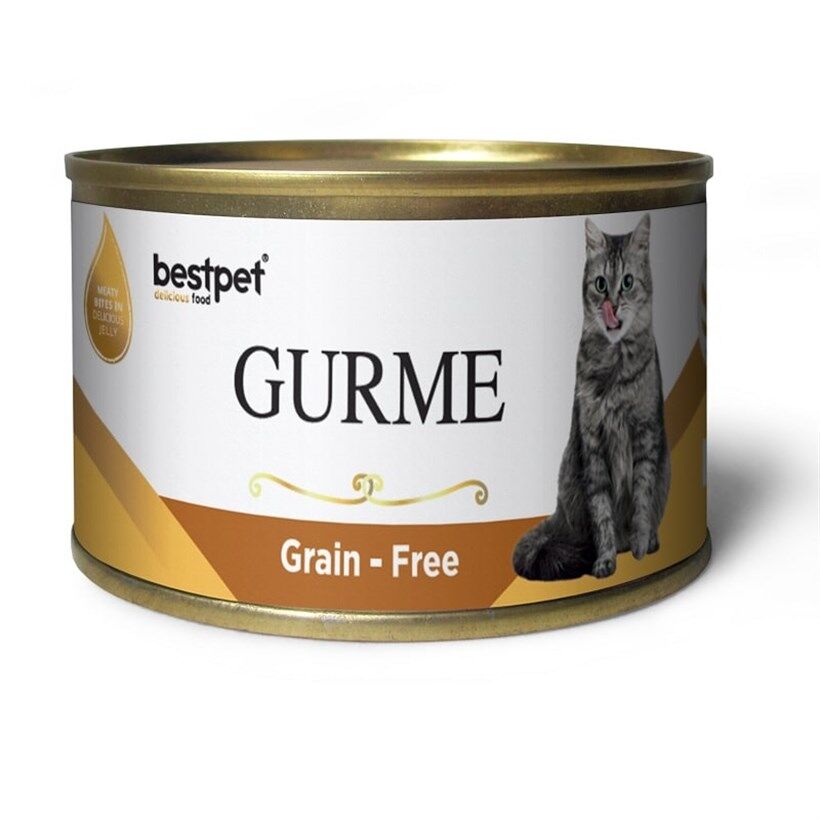 BestPet Gurme Tahılsız Jelly Ciğerli Kedi Konservesi 100 Gr