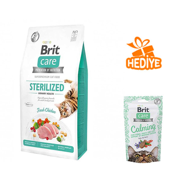 Brit Care Tahılsız Urinary Tavuklu Kısırlaştırılmış Kedi Maması 2 Kg