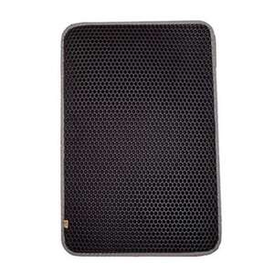 Cattie - CATTİE ALTIGEN MODEL KUM TOPLAYICI FONKSİYONEL KEDİ PASPASI GRİ 37X50CM