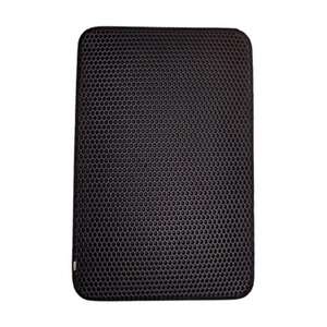 Cattie - CATTİE ALTIGEN MODEL KUM TOPLAYICI FONKSİYONEL KEDİ PASPASI SİYAH 37X50CM