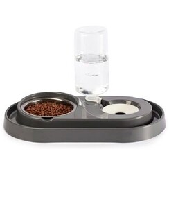 Çelik Taslı Hazneli Mama ve Su Kabı 500ml