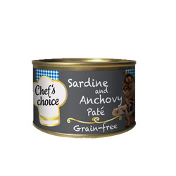 Chefs Choice Sardalya ve Hamsili Ezme Kedi Konservesi 80 GR