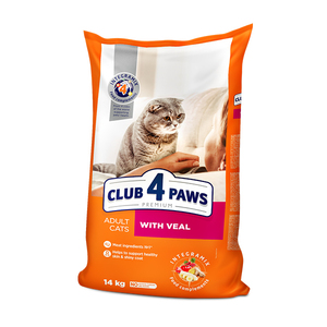 Club4Paws Premium Dana Etli Yetişkin Kedi Maması 14 Kg - Thumbnail