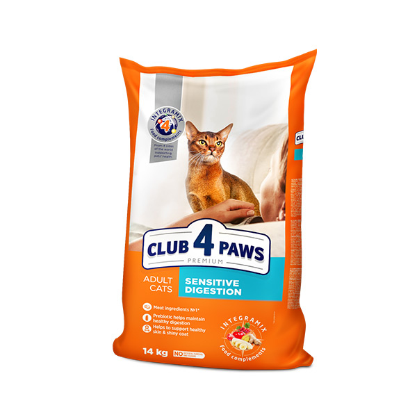 Club4Paws Premium Sensitive Digestion Yetişkin Kedi Maması 14 Kg