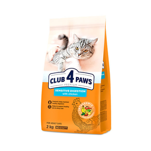 Club4Paws Premium Sensitive Digestion Yetişkin Kedi Maması 2 kg - Thumbnail