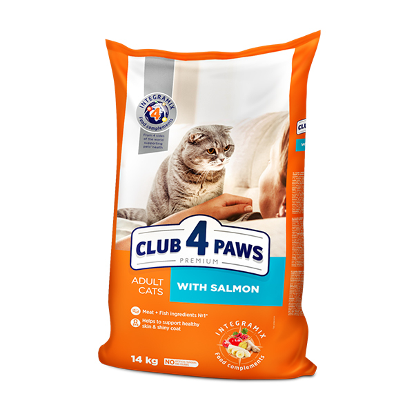 Club4Paws Premium Somonlu Yetişkin Kedi Maması 14 Kg