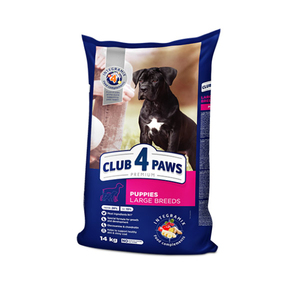 Club4Paws Premium Tavuklu Büyük Irk Yavru Köpek Maması 14 Kg - Thumbnail