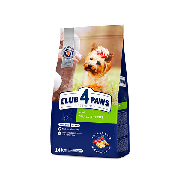 Club4Paws Premium Tavuklu Küçük Irk Yetişkin Köpek Maması 14 Kg