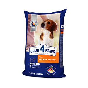 Club4Paws Premium Tavuklu Orta Irk Yetişkin Köpek Maması 14 Kg - Thumbnail