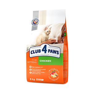 Club4Paws Premium Tavuklu Yavru Kedi Maması 5 Kg - Thumbnail