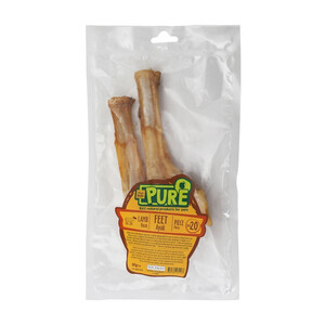 Delibon - Delibon Kurutulmuş Parça Kuzu Ayak Köpek Ödül Maması 1 Cm 100 Gr