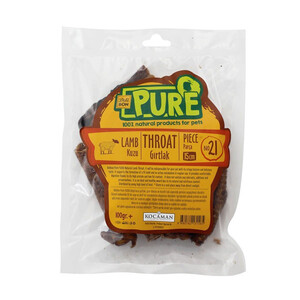 Delibon Kurutulmuş Parça Kuzu Gırtlak Köpek Ödül Maması 15 Cm 100 Gr