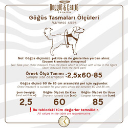 Doggie Polar Dokuma Ronin Göğüs Tasması PDGT-S - 6