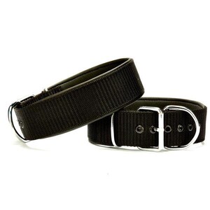 Doggie Yumuşak Doku Deri Boyun Tasması (5CMx80CM - DSBT 5010 L ) Siyah