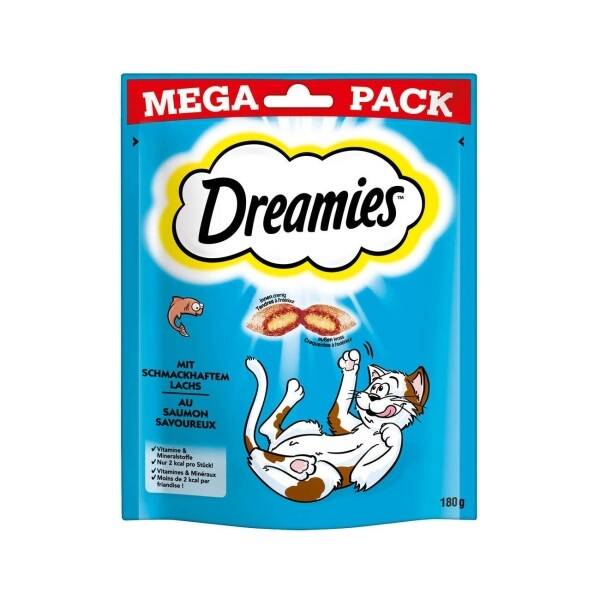 Dreamies Mega Paket Somonlu Kedi Ödül Maması 180 gr