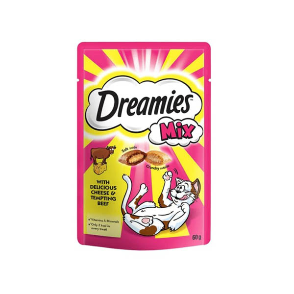 Dreamies Sığır Etli ve Peynirli Kedi Ödül Maması 60 gr