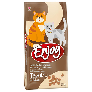 Enjoy Tavuklu Kedi Maması 15 KG