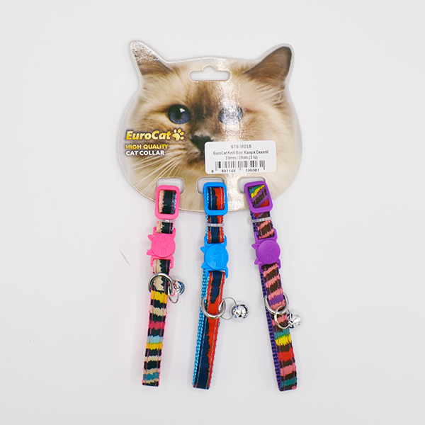 EuroCat Kedi Boy. Karışık Desenli 10mm28cm (3 lü)