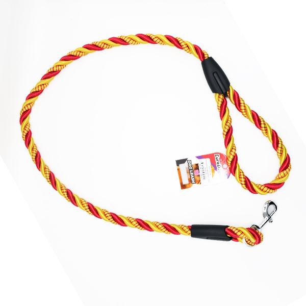 EuroDog Köpek Uzatma 14 mm x 120cm Sarı Kırmızı