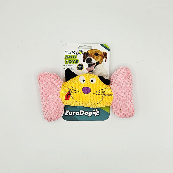 EuroDog Örgü Peluş Kemik Köpek Oyuncağı 19,5x11 Cm