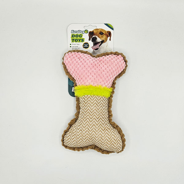 EuroDog Peluş Kemik Köpek Oyuncağı 23x15 Cm