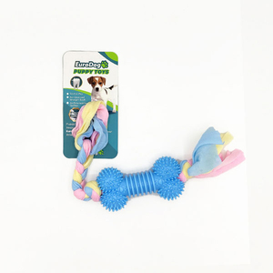 EuroDog Puppy Toys Mavi Kemik Diş Kaşıma Oyuncağı - Thumbnail