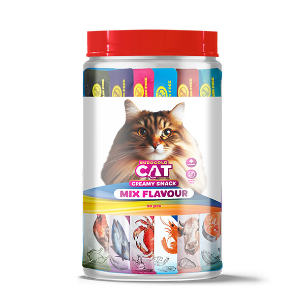 EuroGold Cat Sıvı Kedi Öd. Karışık 6 Çeşit 30x15Gr