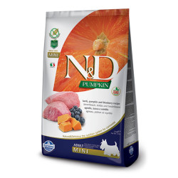 ND Tahılsız Bal Kabağı Kuzu Etli Küçük Irk Köpek Maması 2.5 KG