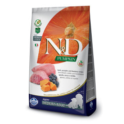 ND Tahılsız Bal Kabaklı Kuzu Etli Yavru Köpek Maması 12 KG