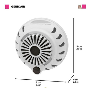 Ferplast - Ferplast Geniceair Otomatik Koku Giderici - Sessiz Fanlı, Hareket Sensörlü, Feline Breeze Teknolojili Elektronik Kedi Tuvalet Koku Nötralizatörü