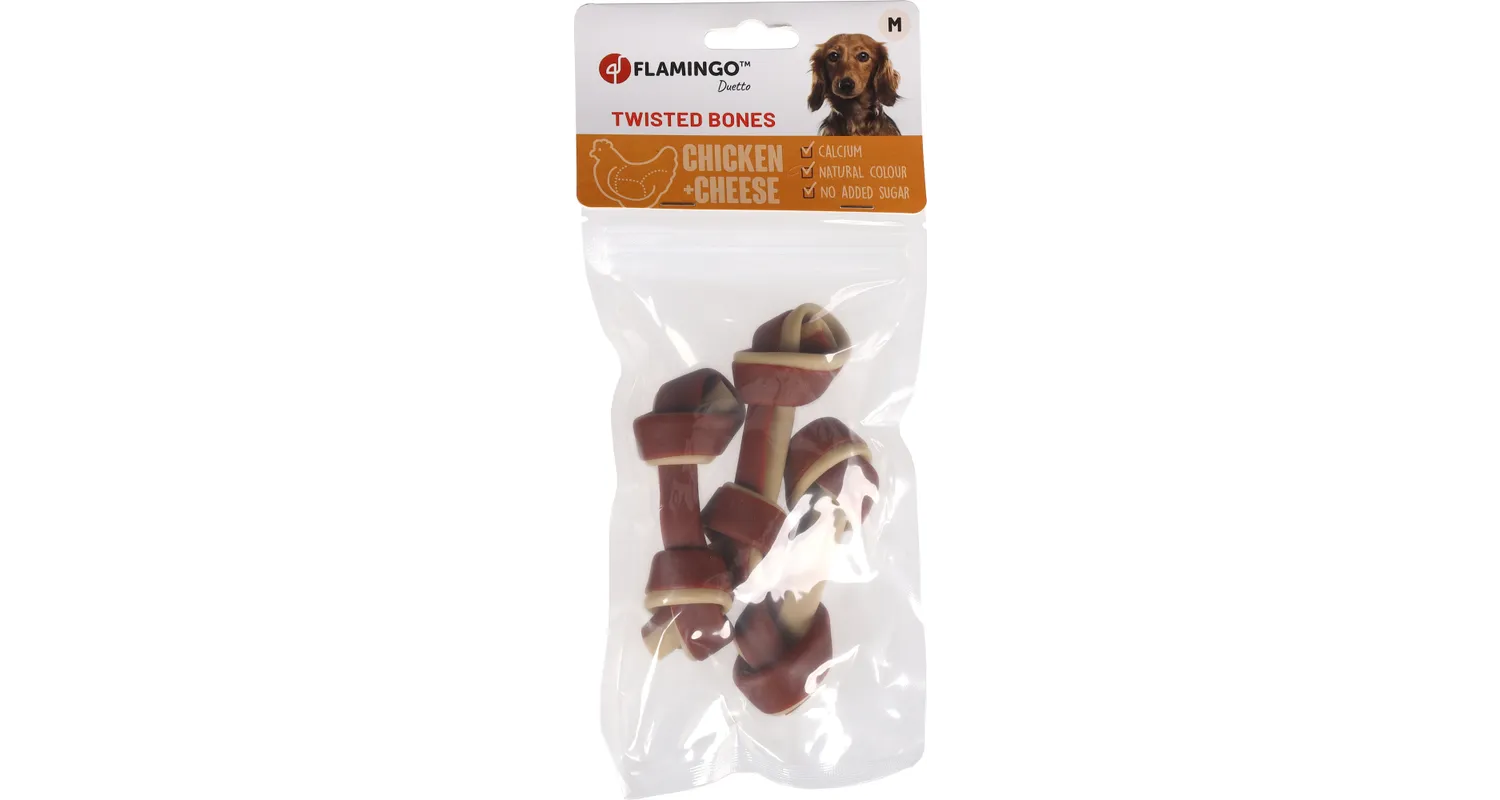 Flamingo Duetto Tavuklu ve Peynirli Köpek Ödülü M 3 Adet - 1