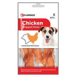 Flamingo Wrap Et Sargılı Köpek Ödül Çubuk 6 lı 70 Gr