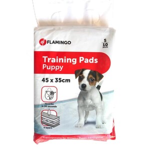 Flamingo Yavru Köpek Tuvalet Eğitim Pedi S 10 Adet 45x35 cm