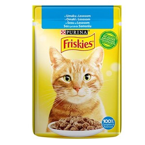 Friskies Somonlu Sos İçerisinde Yaş Kedi Maması 85 Gr