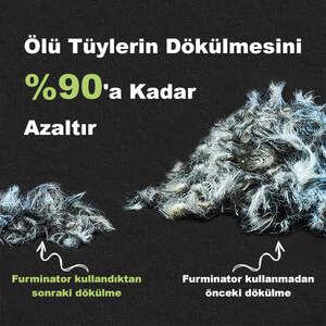 Furminator Kısa Tüylü Köpekler İçin Tarak Large - Thumbnail